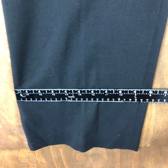 Eddie Bauer Womens Pants Black Blakely Palazzo Wide Leg Workwear Stretch 6 - Picture 9 of 12